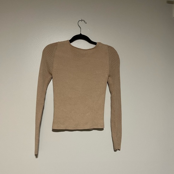 Beige Dynamite Cardigan size small - Picture 2 of 4